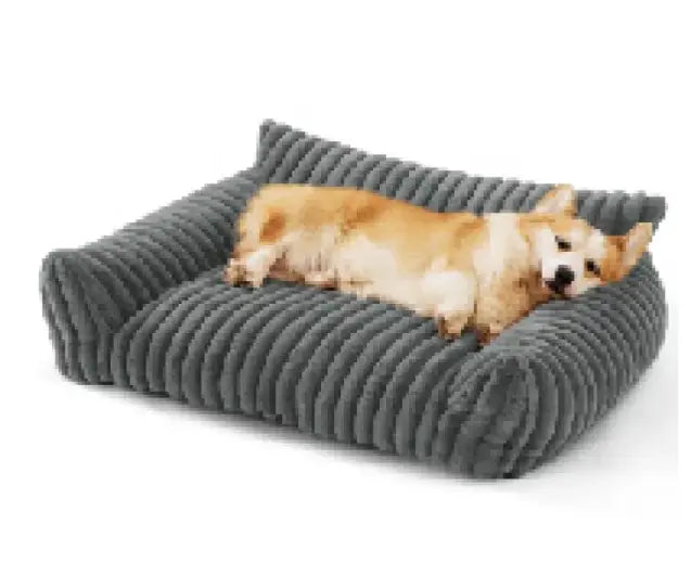 Large Washable Fluffy Orthopedic Soft Dog Pillow Dog Sofa Bed-Snoozy Dream My Store