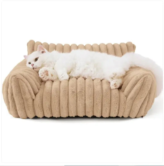 Large Washable Fluffy Orthopedic Soft Dog Pillow Dog Sofa Bed-Snoozy Dream My Store
