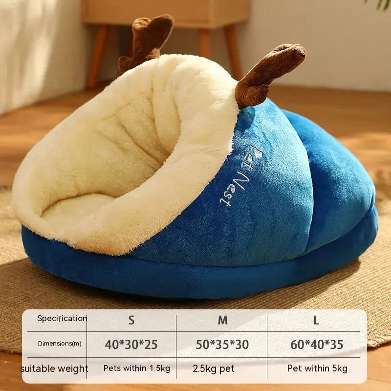 Pet Bed Winter Cat Dog Slippers Small Nest My Store