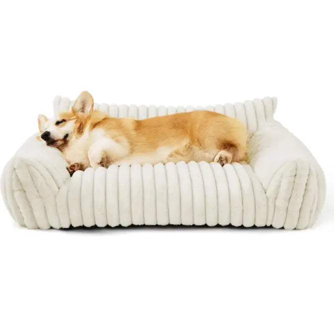Large Washable Fluffy Orthopedic Soft Dog Pillow Dog Sofa Bed-Snoozy Dream My Store