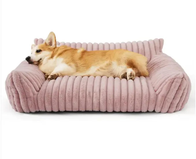 Large Washable Fluffy Orthopedic Soft Dog Pillow Dog Sofa Bed-Snoozy Dream My Store