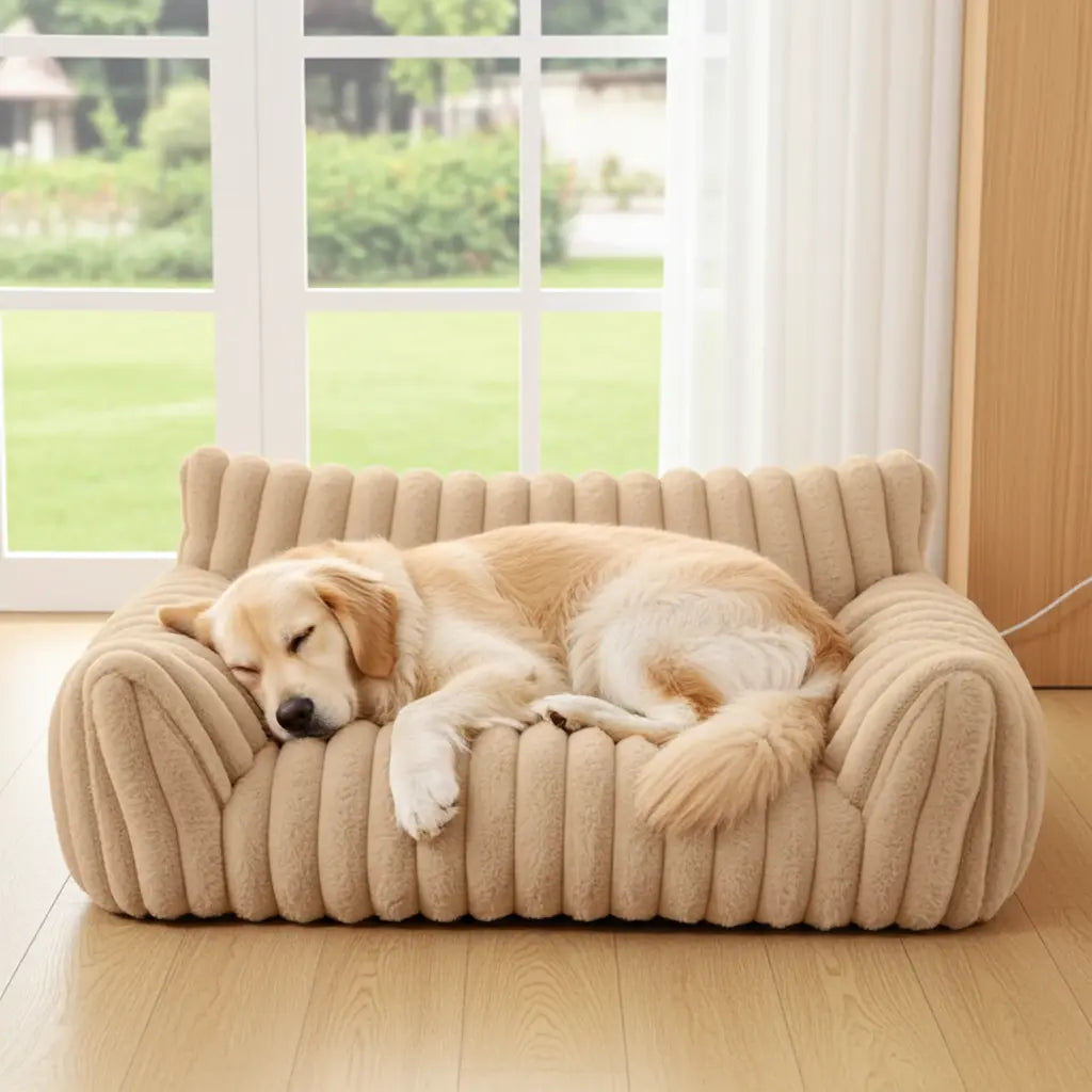 Large Washable Fluffy Orthopedic Soft Dog Pillow Dog Sofa Bed-Snoozy Dream My Store
