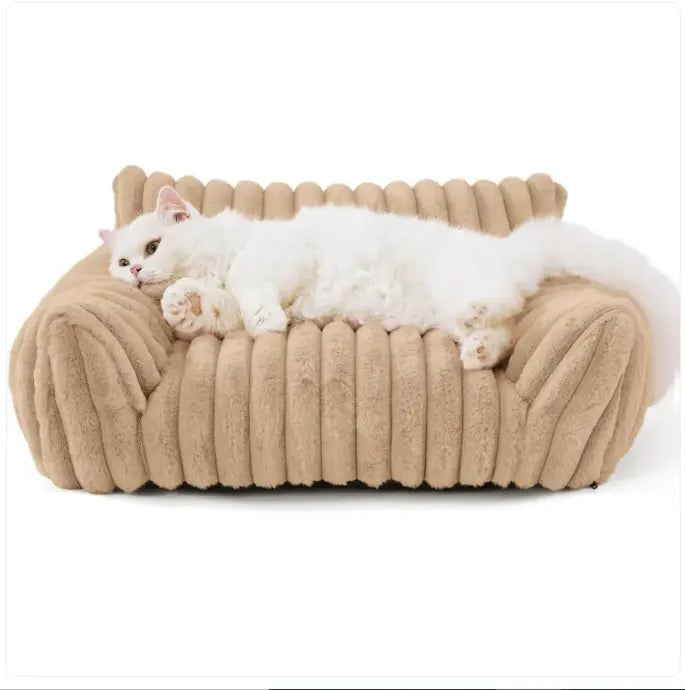 Large Washable Fluffy Orthopedic Soft Dog Pillow Dog Sofa Bed-Snoozy Dream My Store
