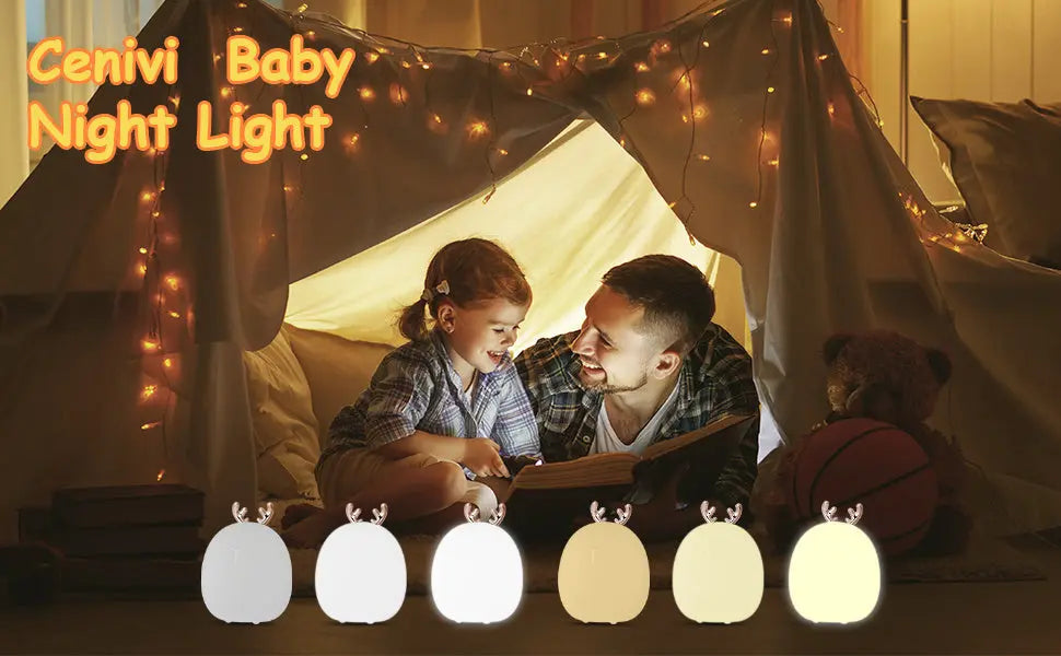 Baby Feeding, Adjustable, Creative, Rabbit, Elk Light, Silicone Light, Touch Light, Clap Light, Small Electric Light, Ambient Light, Night Light My Store