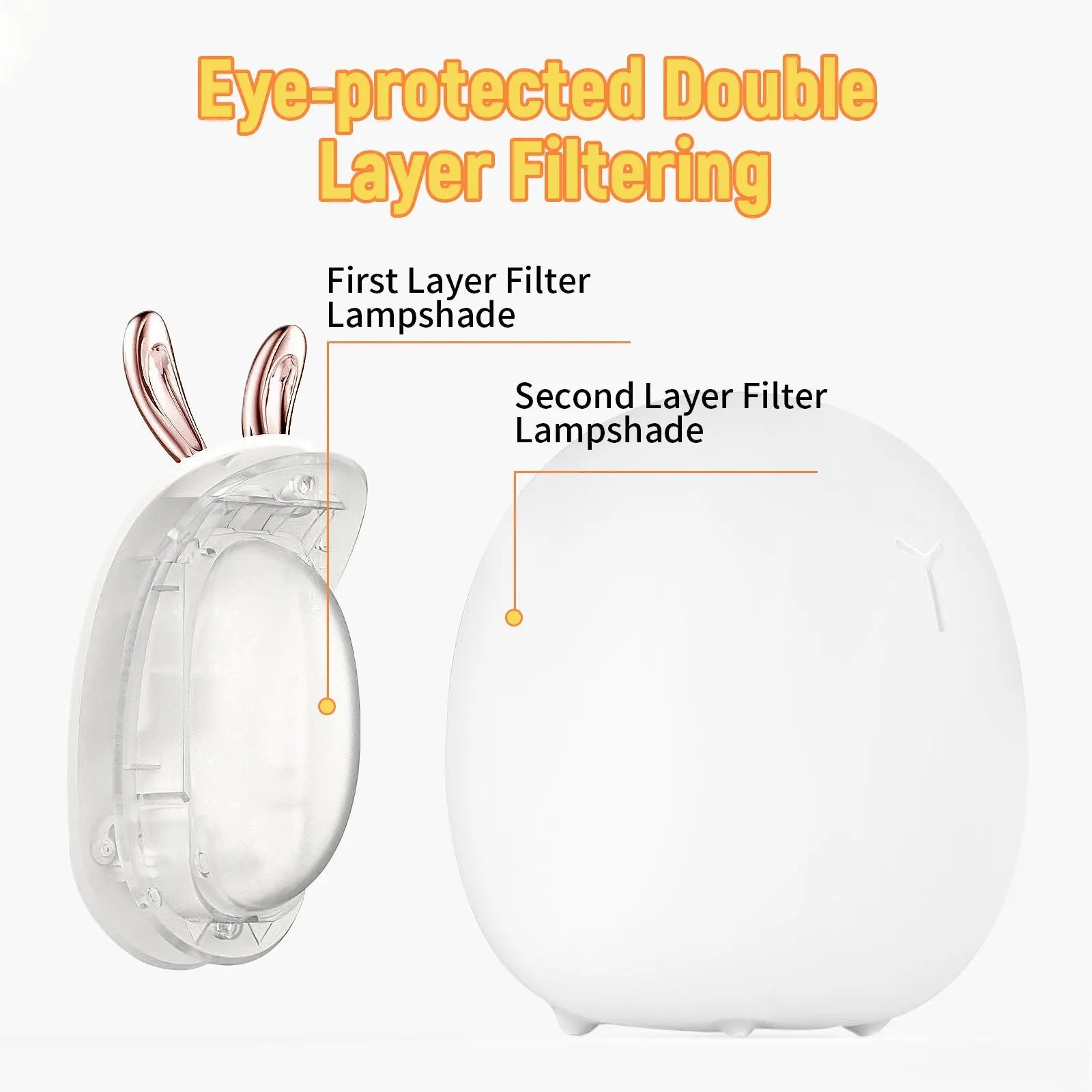 Baby Feeding, Adjustable, Creative, Rabbit, Elk Light, Silicone Light, Touch Light, Clap Light, Small Electric Light, Ambient Light, Night Light My Store