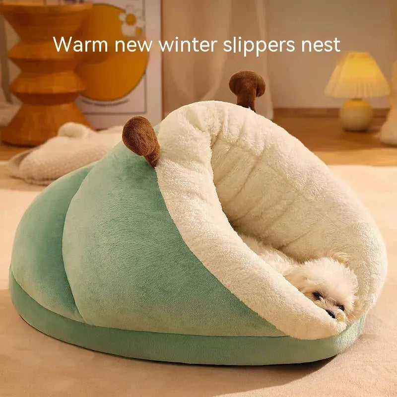 Pet Bed Winter Cat Dog Slippers Small Nest My Store