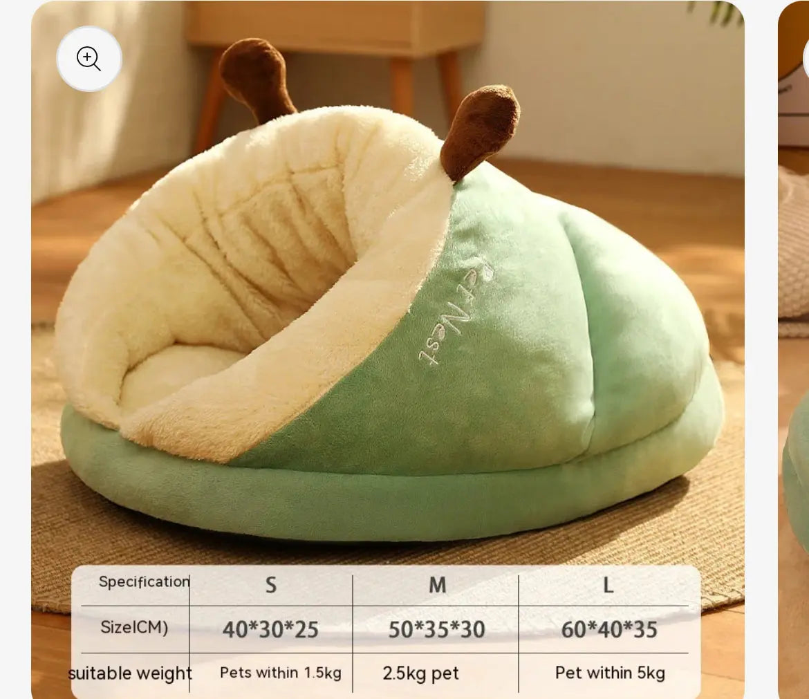 Pet Bed Winter Cat Dog Slippers Small Nest My Store